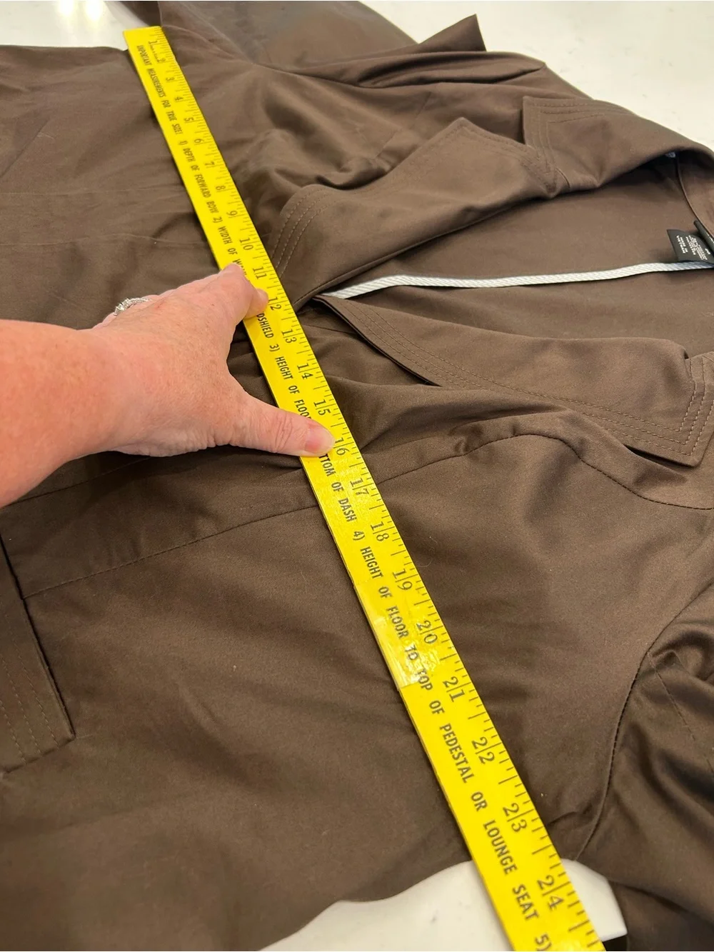 Lane Bryant Brown Single-Button Blazer Jacket